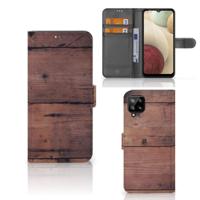 Samsung Galaxy A12 | Book Style Case | Old Wood