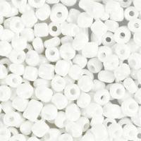 Creativ Company Rocailles, d 4 mm, afm 6/0, gatgrootte 0,9-1,2 mm, parelmoer, 500 gr/ 1 doos