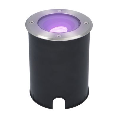 HOFTRONIC™ Lilly Smart LED Grondspot - Kantelbaar - Overrijdbaar - Rond - RVS - RGBWW - 5.5 Watt - IP67 waterdicht - 3 jaar garantie