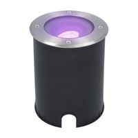 HOFTRONIC™ Lilly Smart LED Grondspot - Kantelbaar - Overrijdbaar - Rond - RVS - RGBWW - 5.5 Watt - IP67 waterdicht - 3 jaar garantie