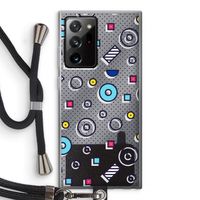 8-bit N°9: Samsung Galaxy Note 20 Ultra / Note 20 Ultra 5G Transparant Hoesje met koord