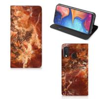 Samsung Galaxy A20e | Standcase | Marmer Bruin