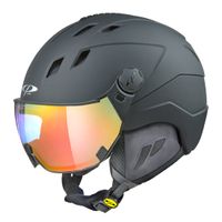 CP Corao skihelm zwart met meekleurend vizier (4 Keuzes)