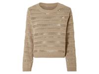 esmara Gebreide trui dames (Beige, M (40/42))