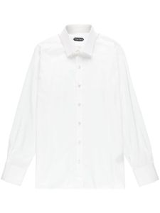 TOM FORD chemise boutonnée à manches longues - Blanc