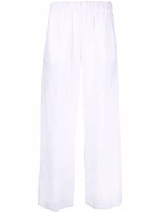 ASPESI pantalon droit à taille élastiquée - Blanc