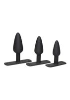 Bum-Tastic Trainer Set Silicone 3 Piece Anal Plug Set with Harness