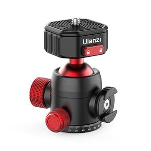 Ulanzi U-100 draaibare statiefkop met balhoofd en Cold Shoe-mount