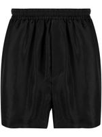 SAPIO short satiné à taille élastique - Noir