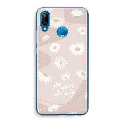 Daydreaming becomes reality: Huawei P20 Lite Transparant Hoesje