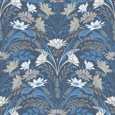 Dutch Wallcoverings Sunnano - Värmdö Blue - Blauw