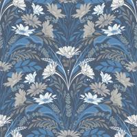 Dutch Wallcoverings Sunnano - Värmdö Blue - Blauw