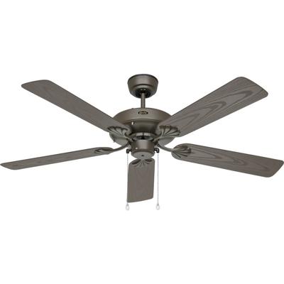CasaFan CLASSIC OUTDOOR 132 BZ-EB Flügel Kunststoff braun Eiche Dekor Plafondventilator Brons Met wintermodus