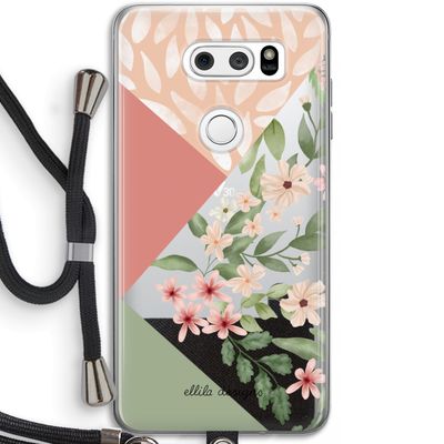 Sweet heaven geometrics: LG V30 Transparant Hoesje met koord