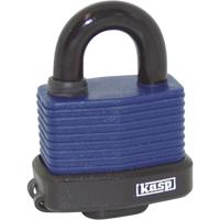 Kasp K13545D Hangslot 63 mm Verschillend sluitend Blauw Sleutelslot