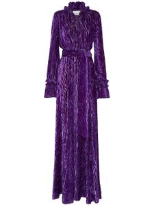 Philipp Plein robe Chiffon Gipsy à effet délavé - Violet