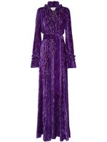 Philipp Plein robe Chiffon Gipsy à effet délavé - Violet - thumbnail