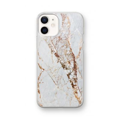 Goud marmer: iPhone 12 mini Transparant Hoesje