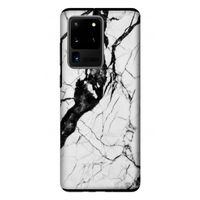 Witte marmer 2: Samsung Galaxy S20 Ultra Tough Case