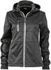 SALE! James+Nicholson JN1077 Dames Maritime Jacket - Black/White - Maat L