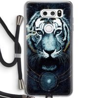 Darkness Tiger: LG V30 Transparant Hoesje met koord