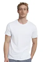 2-pak heren Ondershirts - Grote maten - Ronde hals - Heren T-shirt, wit en zwart