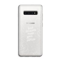 Good stories: Samsung Galaxy S10 4G Transparant Hoesje