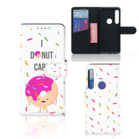 Motorola One Action Book Cover Donut Roze