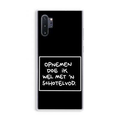 Schotelvod: Samsung Galaxy Note 10 Plus Transparant Hoesje