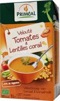Primeal Veloute gebonden soep tomaat linzen bio Primeal Veloute gebonden soep tomaat linzen bio