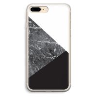 Combinatie marmer: iPhone 7 Plus Transparant Hoesje
