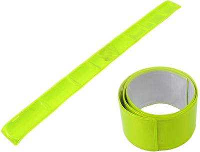 M-Wave Armband snap-on reflecterend geel (1 paar)