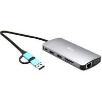 I-tec USB 3.0 USB-C/Thunderbolt 3x Display Metal Nano Dock with LAN + Power Delivery 100 W - thumbnail