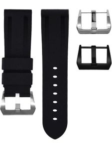 Horus Watch Straps bracelet de montre 24 mm - Noir