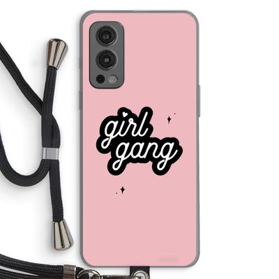 Girl Gang: OnePlus Nord 2 5G Transparant Hoesje met koord