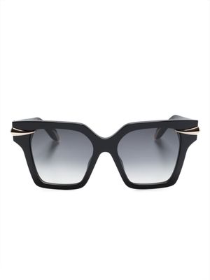 Roberto Cavalli lunettes de soleil à monture carrée - Noir