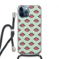 Lipjes: iPhone 13 Pro Max Transparant Hoesje met koord