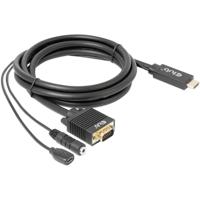 club3D CAC-1712 HDMI-kabel HDMI / Jackplug / USB-micro-B / VGA Adapterkabel HDMI-A-stekker, Jackplug-bus 3,5 mm, USB-micro-B bus, VGA-stekker 15-polig 2.00 m - thumbnail