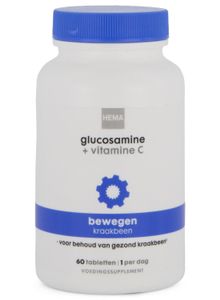 HEMA Glucosamine + Vitamine C - 60 Stuks HEMA Glucosamine + Vitamine C - 60 Stuks