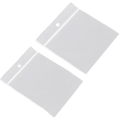 200x Gripzakjes/verpakkingszakjes 60 x 80 mm en 100 x 100 mm
