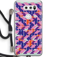 Skew Blush 3: LG V30 Transparant Hoesje met koord