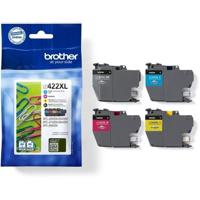 Set van 4 cartridges LC422XLVAL - BROTHER - Voor Business Smart MFC-J5340DW, MFC-J5345DW, MFC-J5740DW, MFC-J6540DW en MFC-J6940DW Set van 4 cartridges LC422XLVAL - BROTHER - Voor Business Smart MFC-J5340DW, MFC-J5345DW, MFC-J5740DW, MFC-J6540DW en MFC-J6940DW
