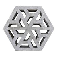 Minimaal 30! Oud Hollandse ECO-tegel 37,5x37,5x7cm grijs - Gardenlux