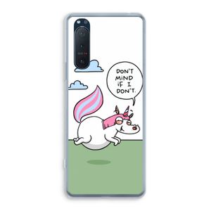 Unicorn: Sony Xperia 5 II Transparant Hoesje
