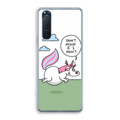 Unicorn: Sony Xperia 5 II Transparant Hoesje