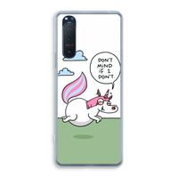 Unicorn: Sony Xperia 5 II Transparant Hoesje