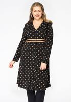 Yoek Vest wide bottom DOTS | Zwart | Maat 54/56 Yoek Vest wide bottom DOTS | Zwart | Maat 54/56