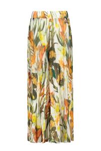 Like Flo Meisjes plisse broek AOP - Leaf