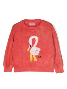 Bobo Choses sweat en coton à imprimé graphique - Rouge