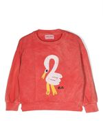 Bobo Choses sweat en coton à imprimé graphique - Rouge